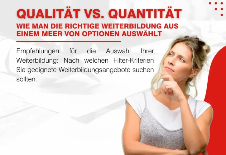 Weiterbildung clever auswählen: Unsere Tipps für die optimale Wahl