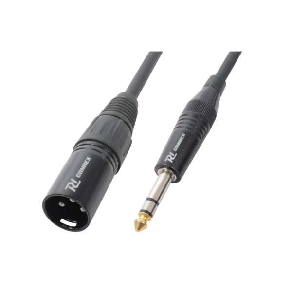 PD Connex Audio Adapterkabel XLR Male / 6.3mm Klinke Stereo 1.5m