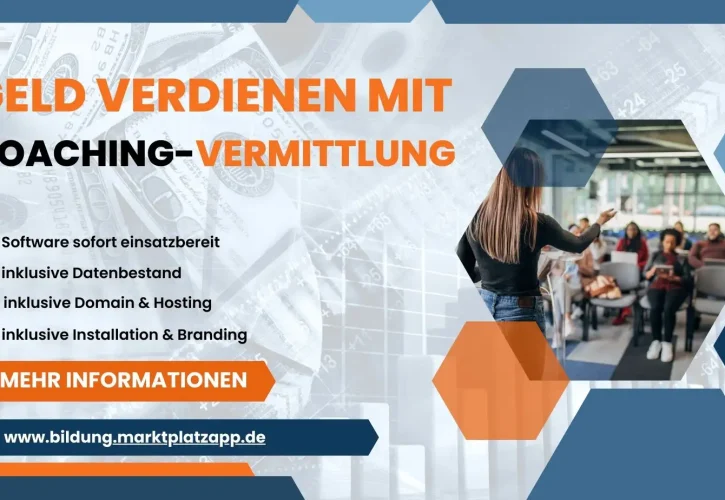 Online-Geschäftsidee: Vermittlungsportal für Nachhilfelehrstunden und Coaching ähnlich wie gostudent und nachhilfeportal