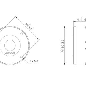 LAVOCE DF10.142LM 1" Kompressionstreiber, Ferrit