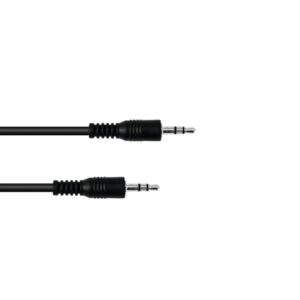 OMNITRONIC Klinkenkabel 3,5 stereo 1,5m sw