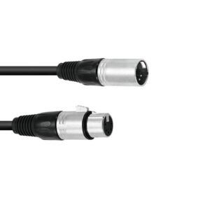 OMNITRONIC XLR Kabel 5pol 1m sw
