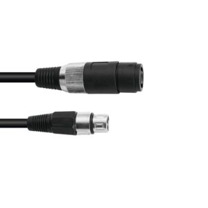 OMNITRONIC Adapterkabel Speaker(F)/XLR(F) 1m sw