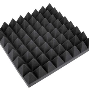OMNITRONIC Akustikschaumstoff Pyramide 100mm, 50x50cm