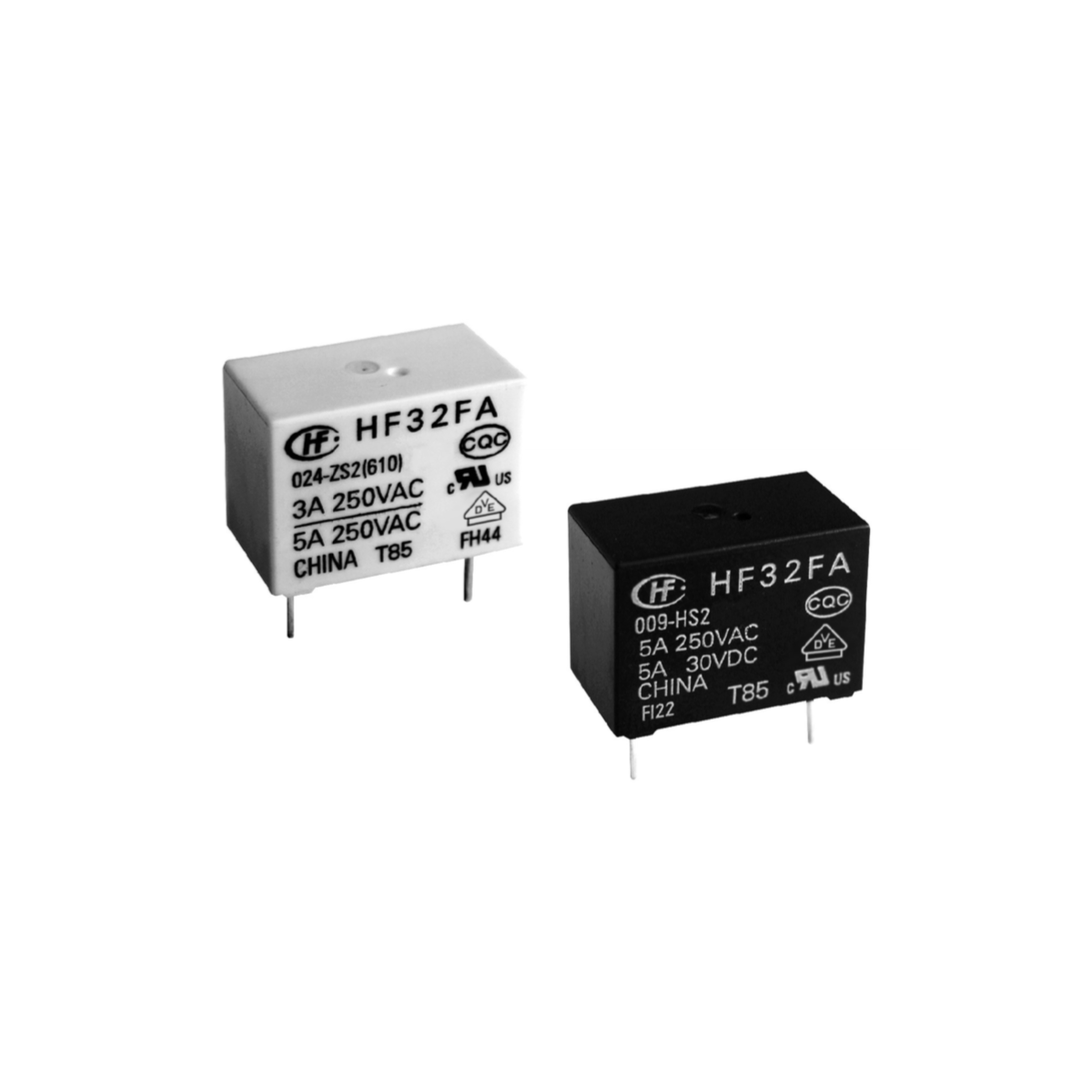 HF32FA/024-HSL1 - Miniatur Leistungsrelais 24V DC 5A 1 Schliesser