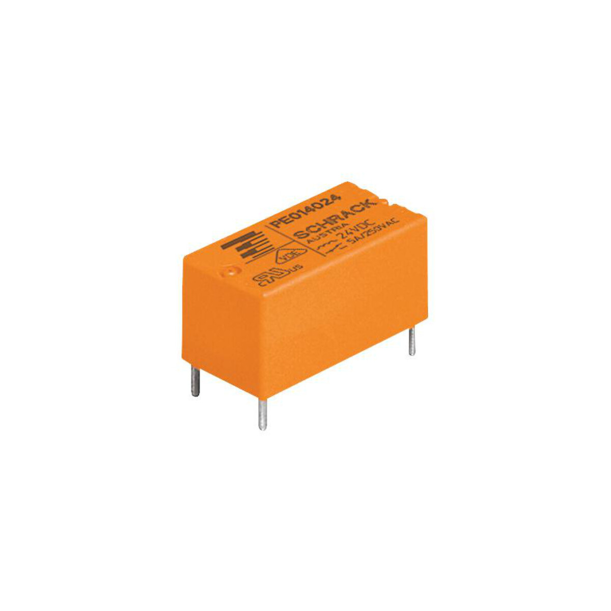 PE014024 / 1-1393219-0 - 24 VDC 5A Miniaturrelais 1 Wechsler