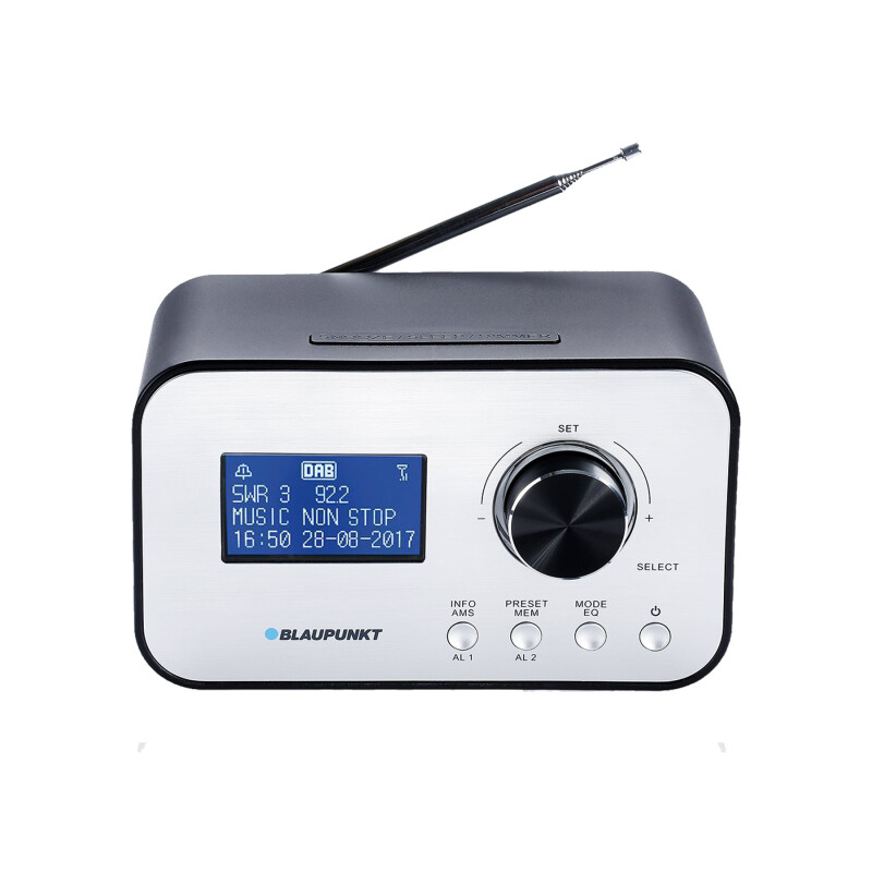 Radiowecker DAB+ UKW USB Dual-Alarm schwarz, Blaupunkt CLRD 30 , NEU