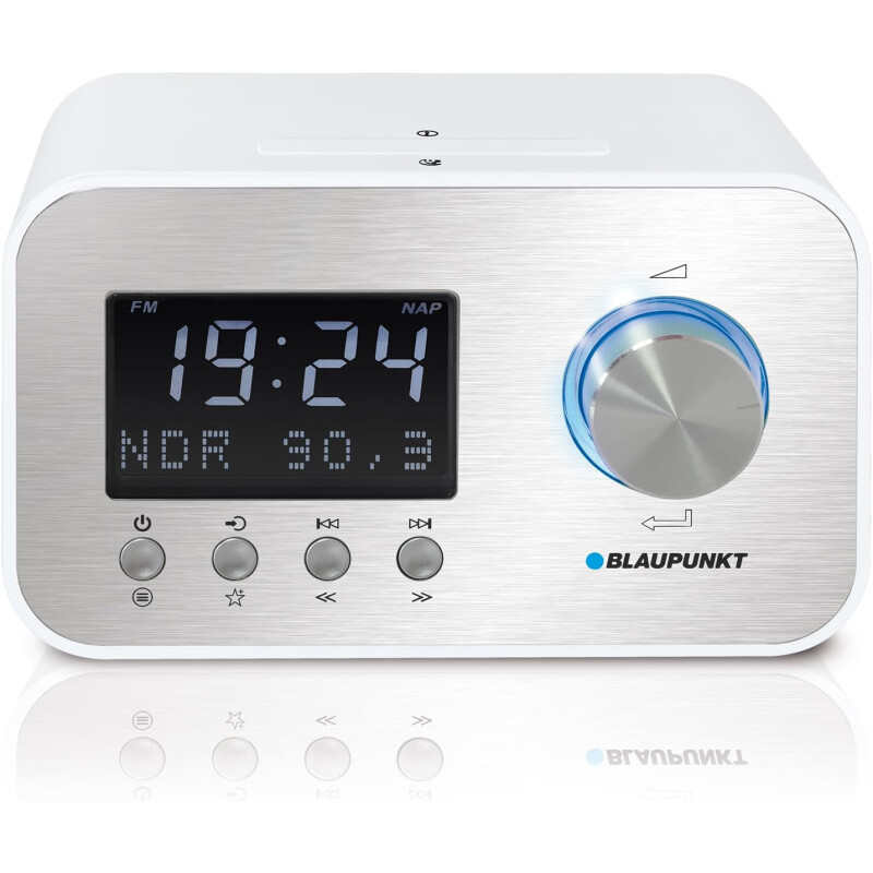 Radiowecker DAB+, Bluetooth,USB,Weiß,Blaupunkt,CLRD40, NEU