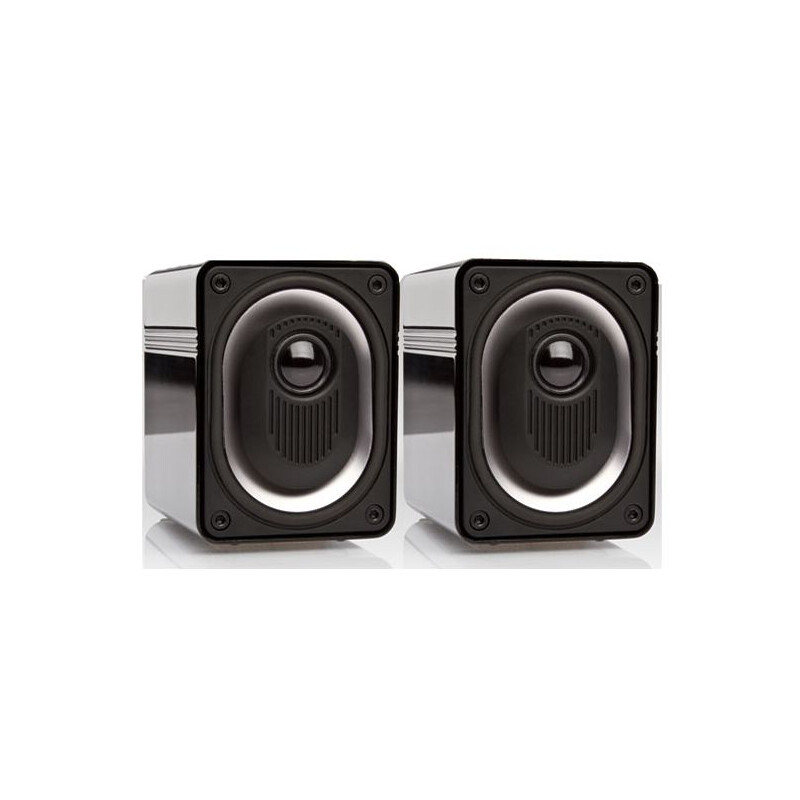 kleine Stereo Regallautsprecher Elac BS-302 | 2-Wege | hochglanz schwarz (1 Paar)