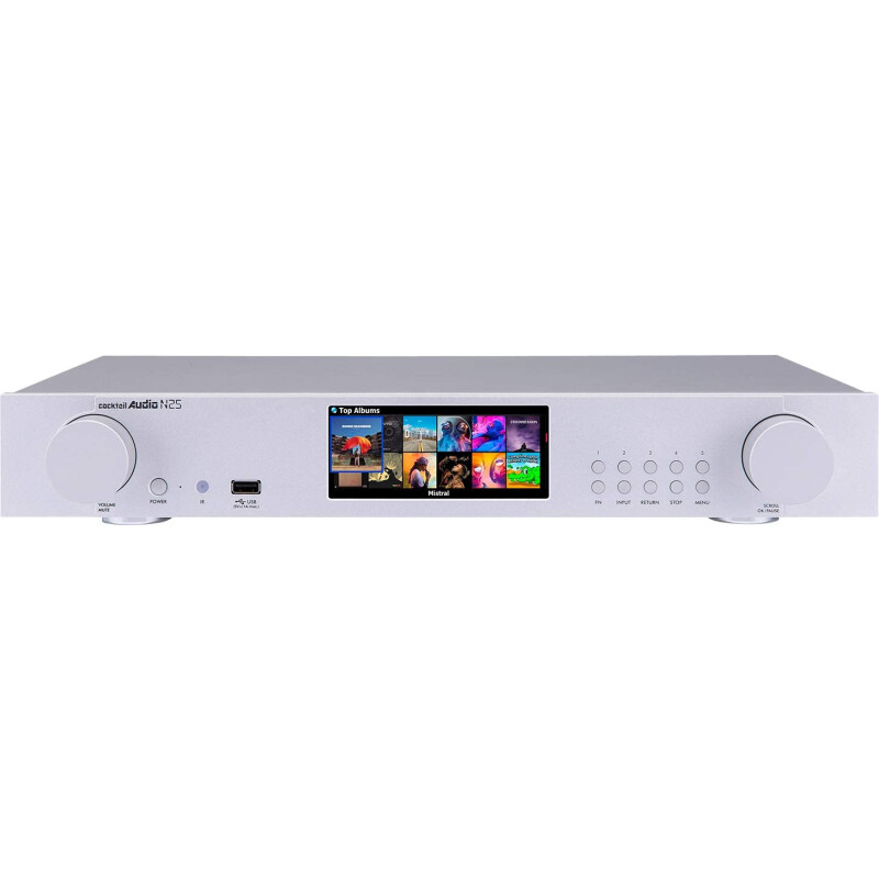 Cocktail Audio N25 Amp HiFi Streamer Silber