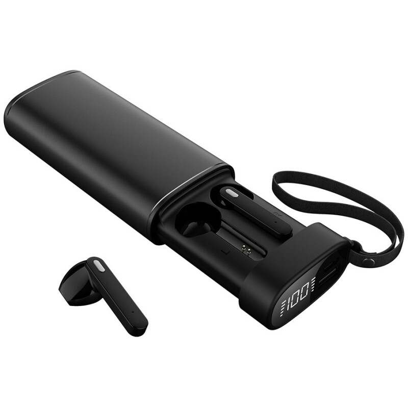 Nabo X-Series T-Power (Bluetooth) | Hochwertiger TWS Ohrhörer | In-Ear Ohrhörer X-Sound T Power, inkl. Mikrofon, schwarz