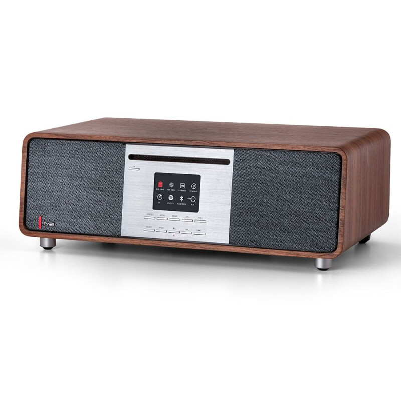 Pinell SUPER SOUND 701 Walnuss CD SmartRadio mit FM, DAB, Internetradio/ WLAN, Spotify-Connect, DAB+, Bluetooth Streaming