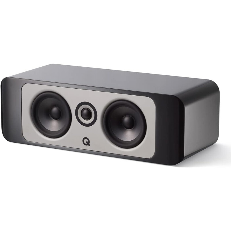 Q Acoustics Concept 90 Centerlautsprecher Schwarz Hochglanz