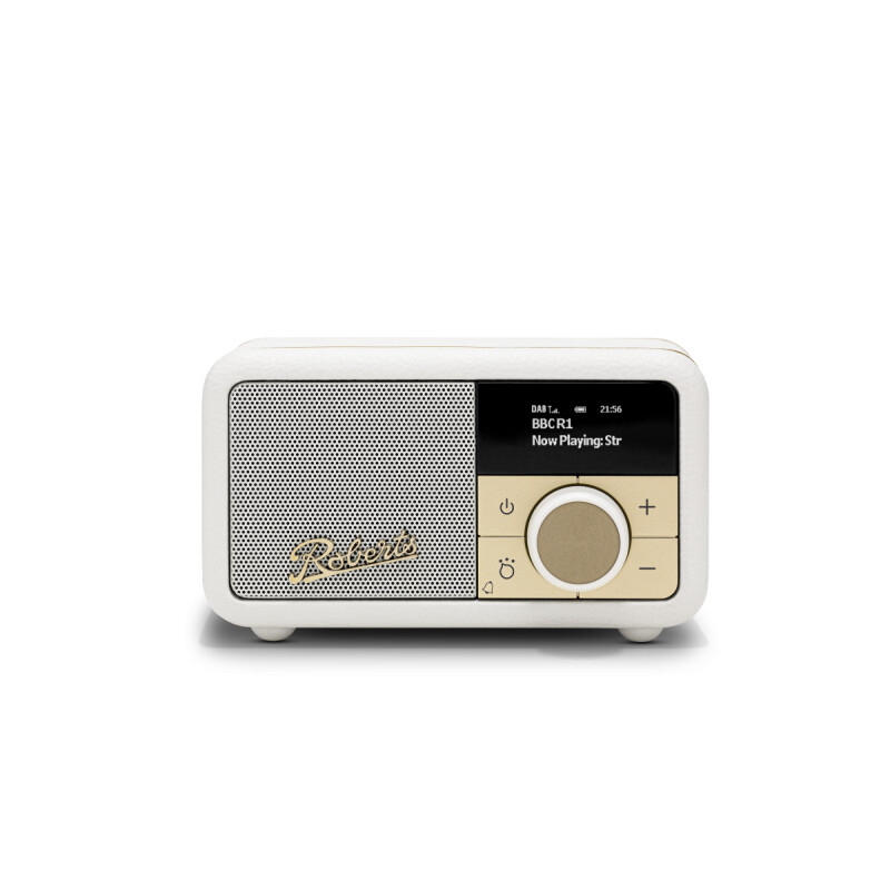 Roberts Revival Petite 2, (Pastel Cream) | Bluetooth DAB+/FM Radio mit Akku, Weckfunktion, Kopfhöreranschluss, Teleskopantenne und USB-C-Ladestecker