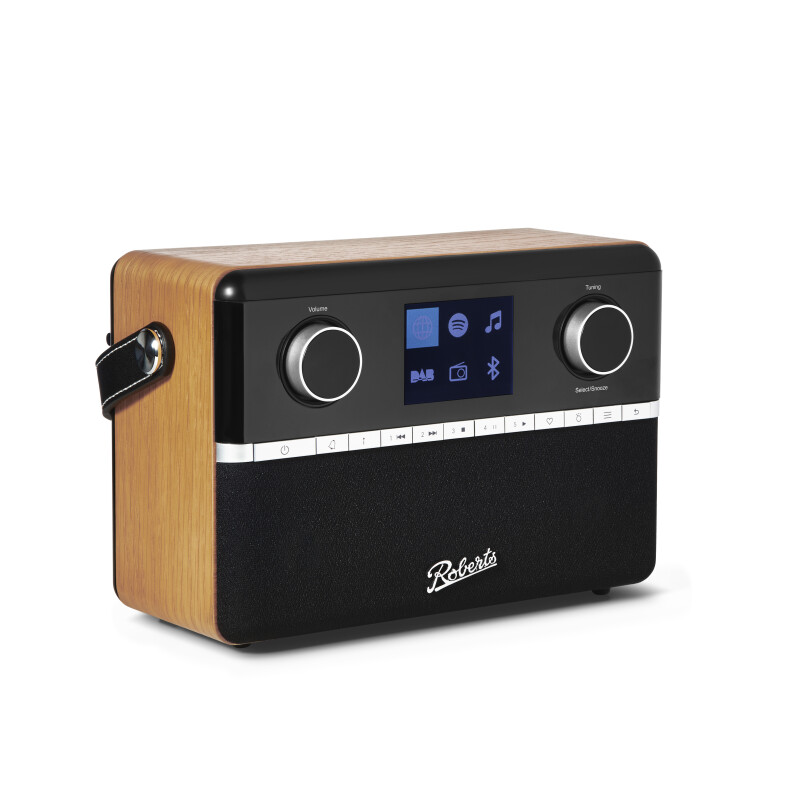 Digitalradio (DAB+), Streaming Bluetooth UKW-Radio, Bluetooth, Spotify Connect, Amazon Prime Music und Deezer, EOL, Kirschholz + schwarz, Roberts Stream 94L, NEU