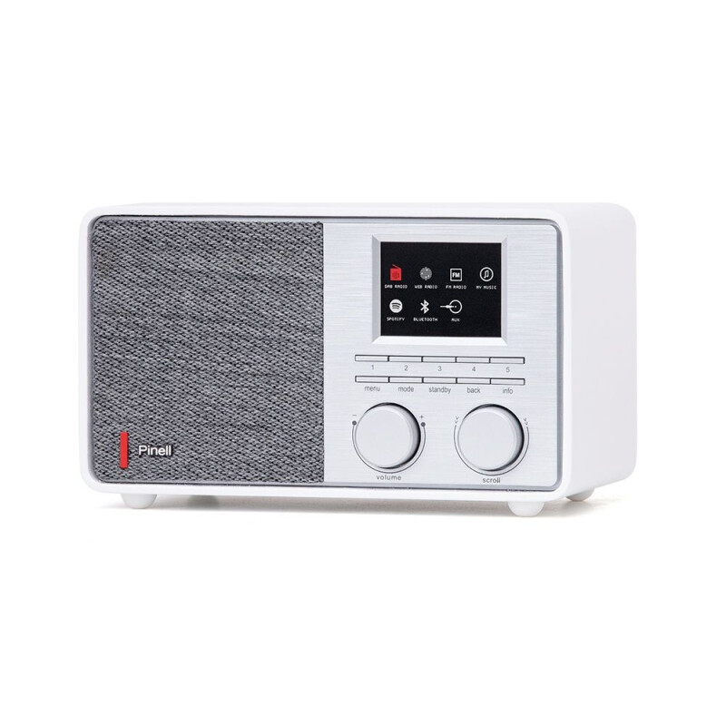 Pinell SUPER SOUND 201W weiß Internet Radio DAB+, Bluetooth 5.0